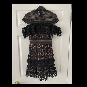 Self-Portrait Star Lace Dress